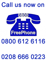 Call us on 0800 612 6116